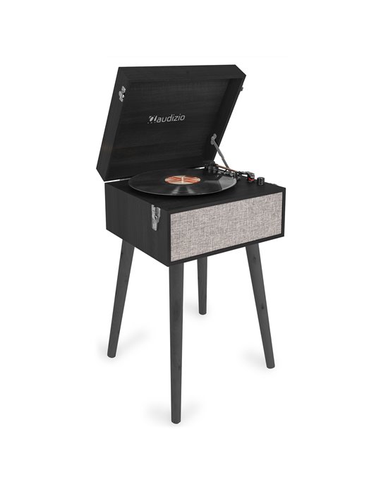 Tocadiscos Fremont con soporte Negro