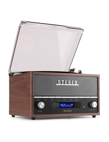 Frisco Giradiscos Retro con radio DAB+ 