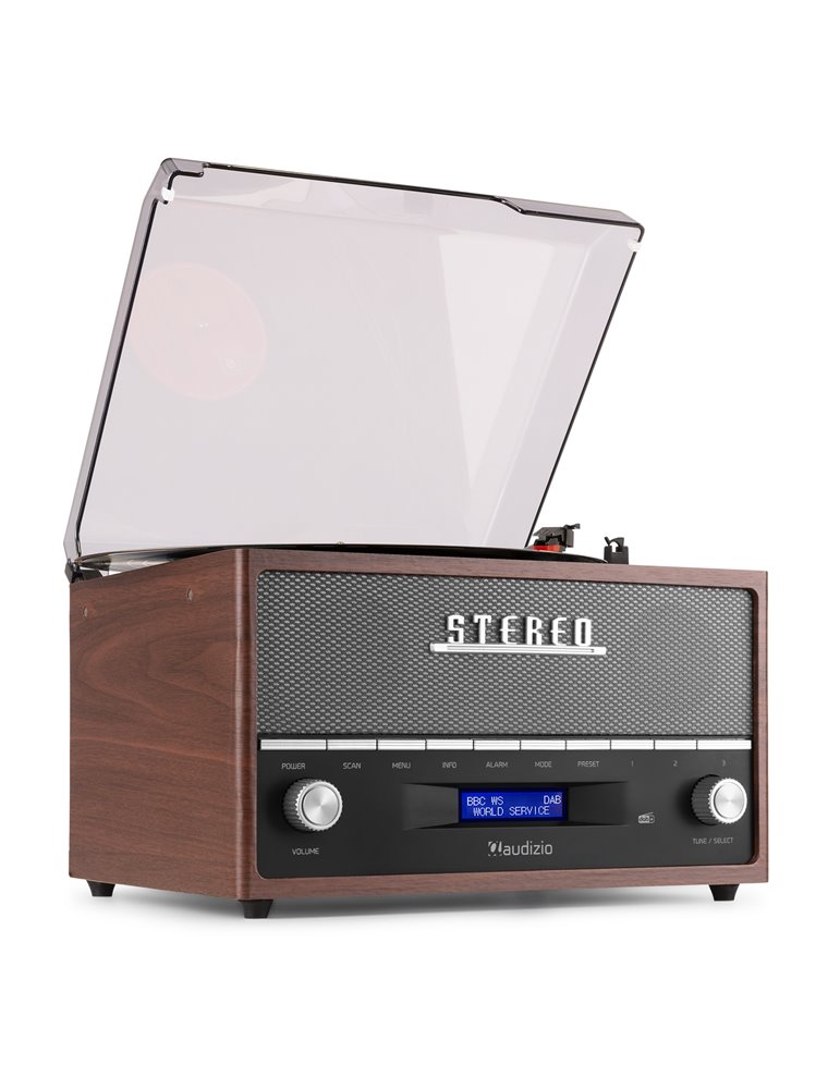 Frisco Giradiscos Retro con radio DAB+ 