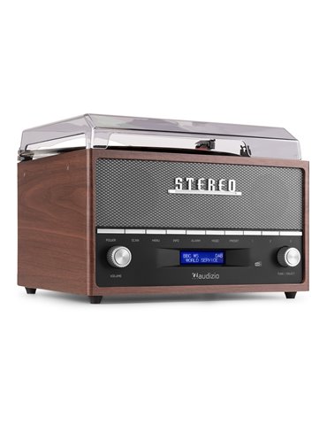 Frisco Giradiscos Retro con radio DAB+  2