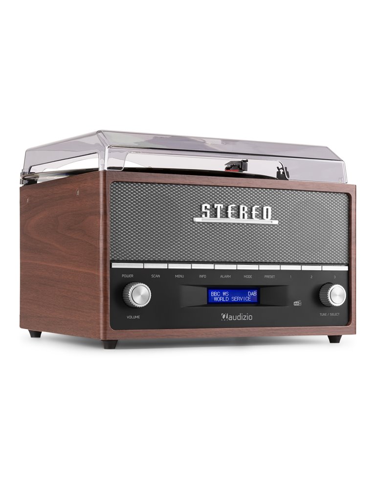 Frisco Giradiscos Retro con radio DAB+ 