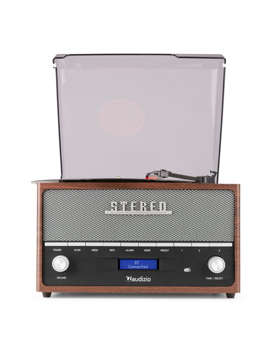 Frisco Giradiscos Retro con radio DAB+ 