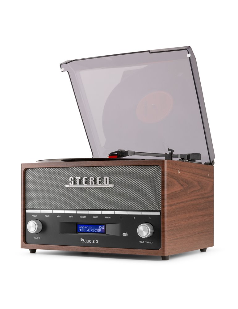 Frisco Giradiscos Retro con radio DAB+ 