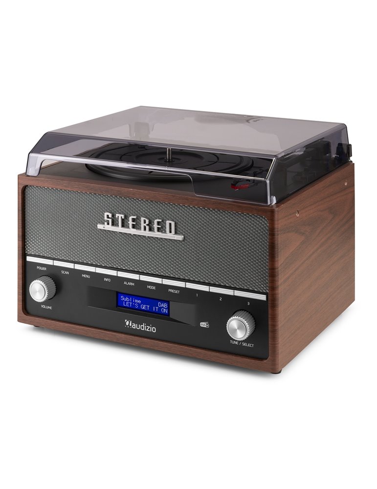Frisco Giradiscos Retro con radio DAB+ 