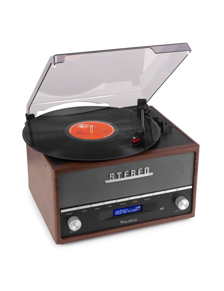 Frisco Giradiscos Retro con radio DAB+ 