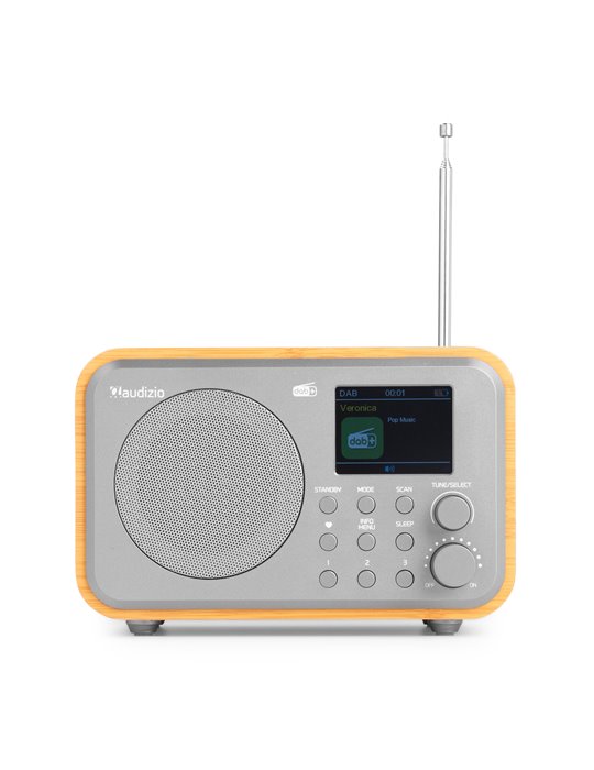 Milan DAB+ Radio con Batería Bambú