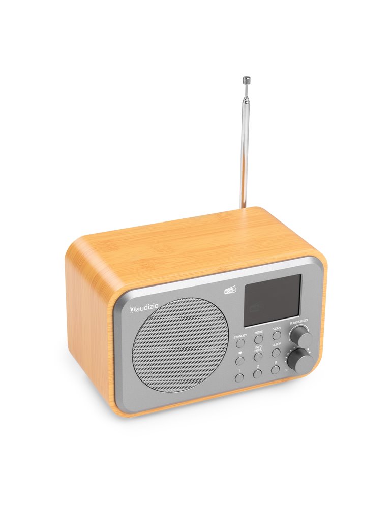 Milan DAB+ Radio con Batería Bambú