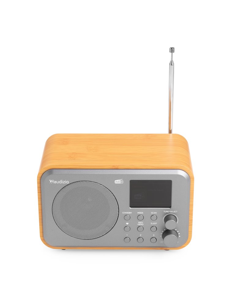 Milan DAB+ Radio con Batería Bambú
