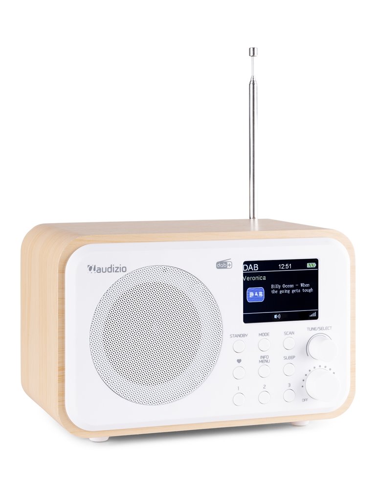 Milan DAB+ Radio con Batería Blanco