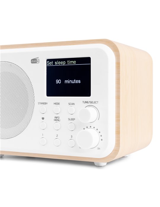 Milan DAB+ Radio con Batería Blanco