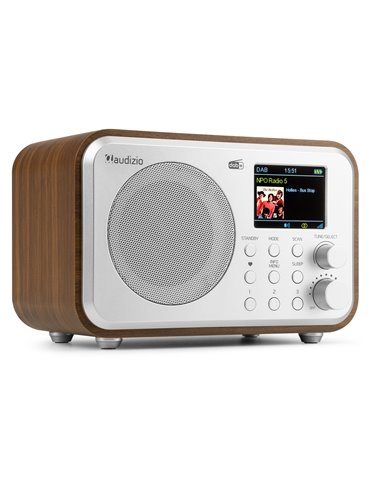 Milan DAB+ Radio con Batería Plata