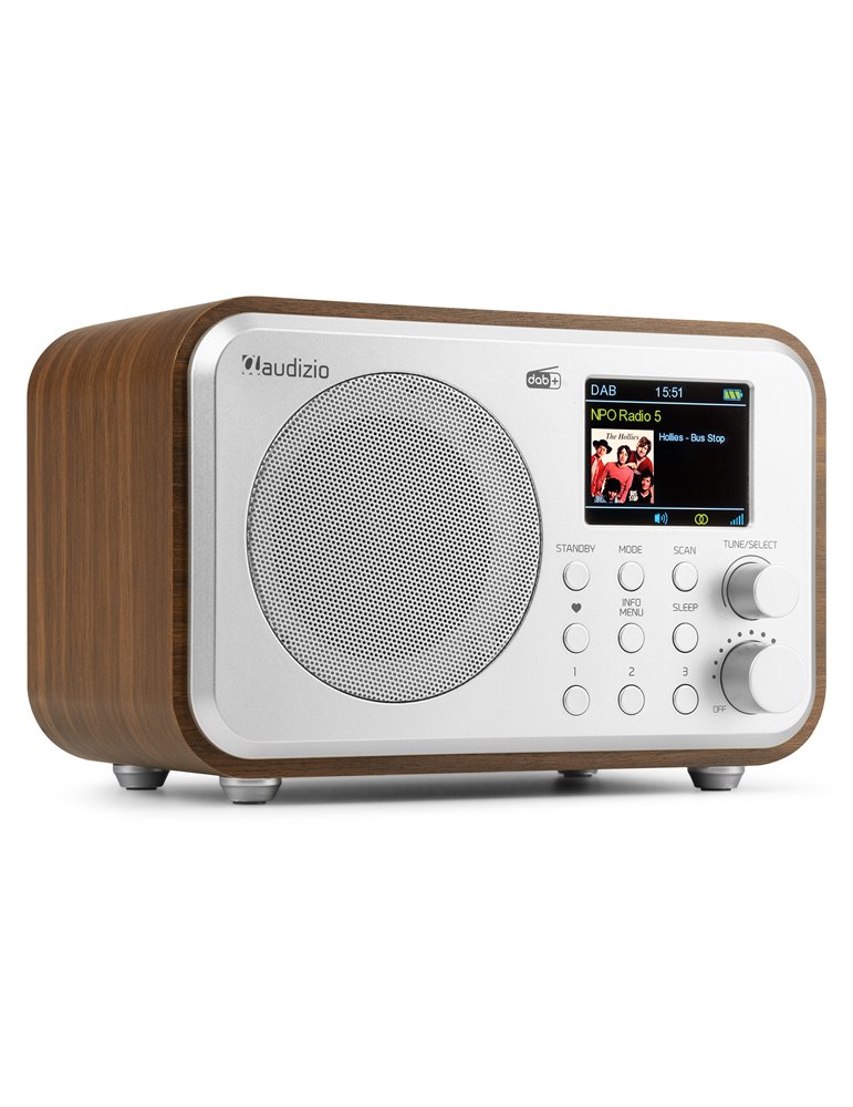 Milan DAB+ Radio con Batería Plata