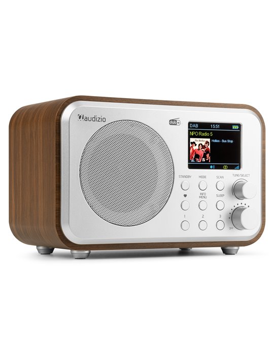 Milan DAB+ Radio con Batería Plata