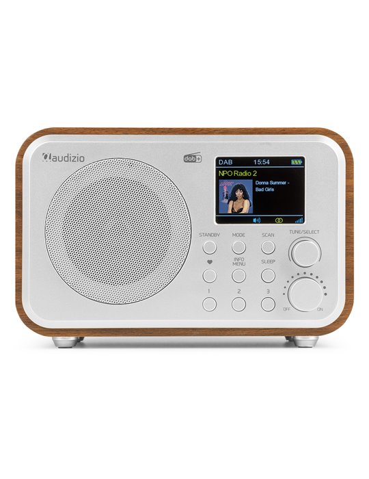 Milan DAB+ Radio con Batería Plata