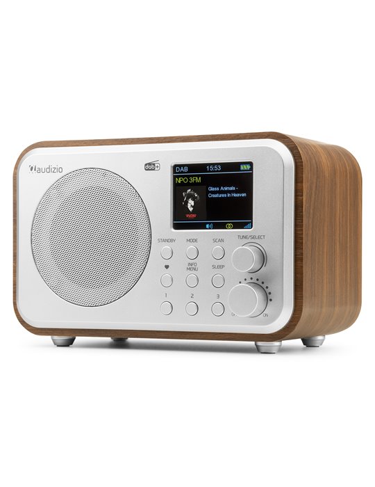 Milan DAB+ Radio con Batería Plata