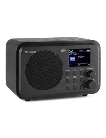 Milan DAB+ Radio con Batería Negro 2
