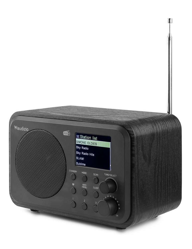 Milan DAB+ Radio con Batería Negro