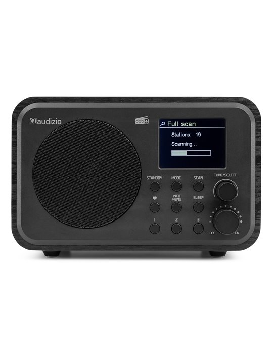 Milan DAB+ Radio con Batería Negro
