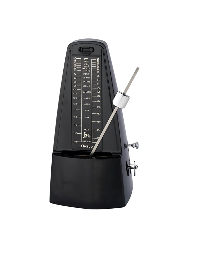 Metrónomo Mecánico Cherub WSM-330 Negro