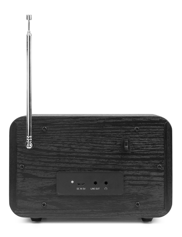 Milan DAB+ Radio con Batería Negro