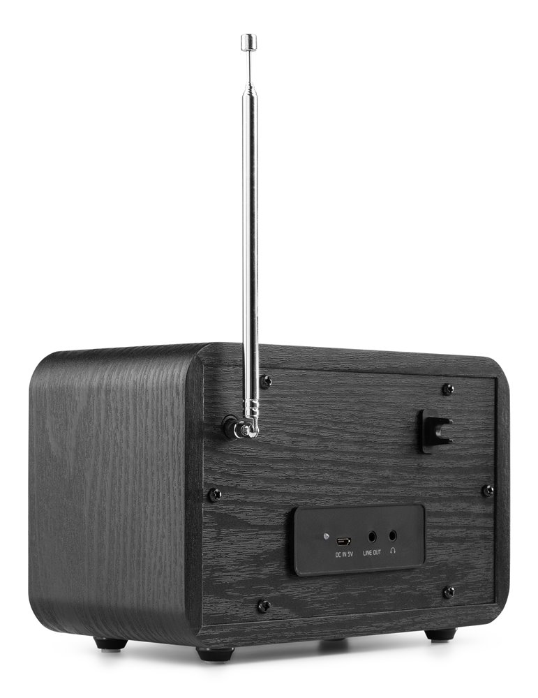 Milan DAB+ Radio con Batería Negro