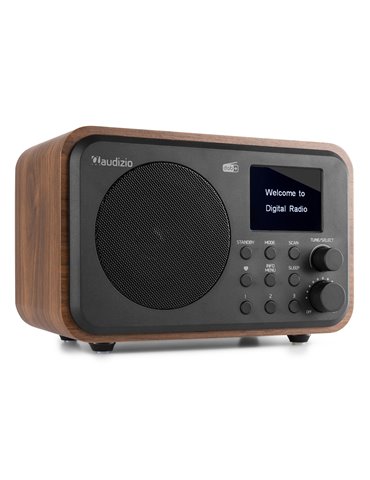 Milan DAB+ Radio con Batería Madera