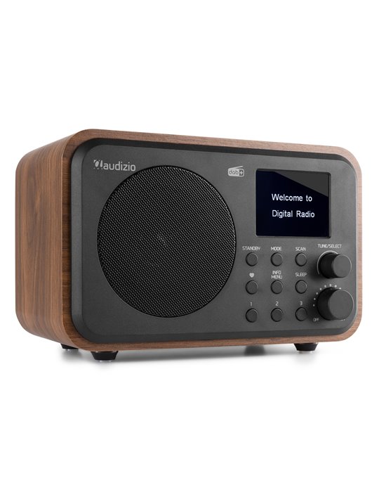 Milan DAB+ Radio con Batería Madera