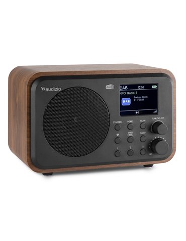 Milan DAB+ Radio con Batería Madera 2