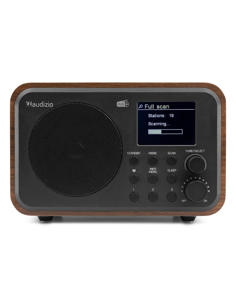 Milan DAB+ Radio con Batería Madera