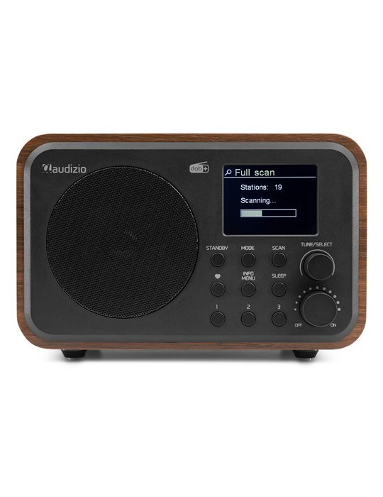 Milan DAB+ Radio con Batería Madera