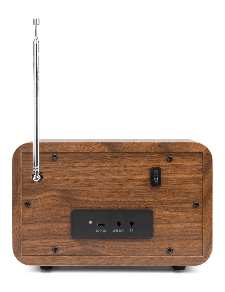 Milan DAB+ Radio con Batería Madera