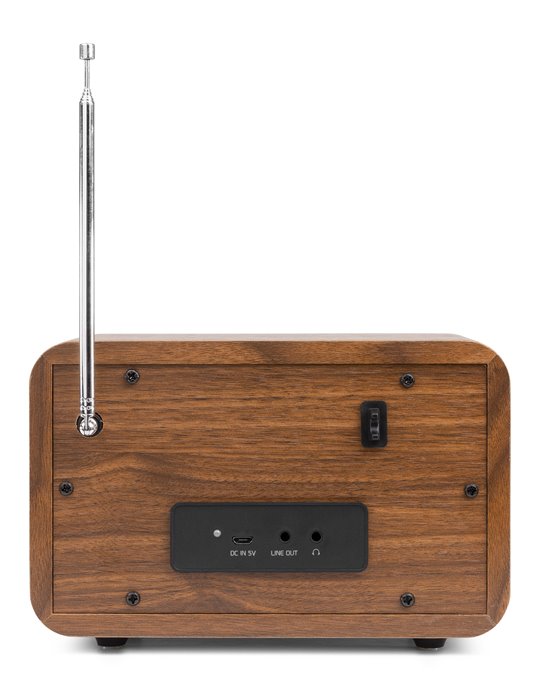 Milan DAB+ Radio con Batería Madera