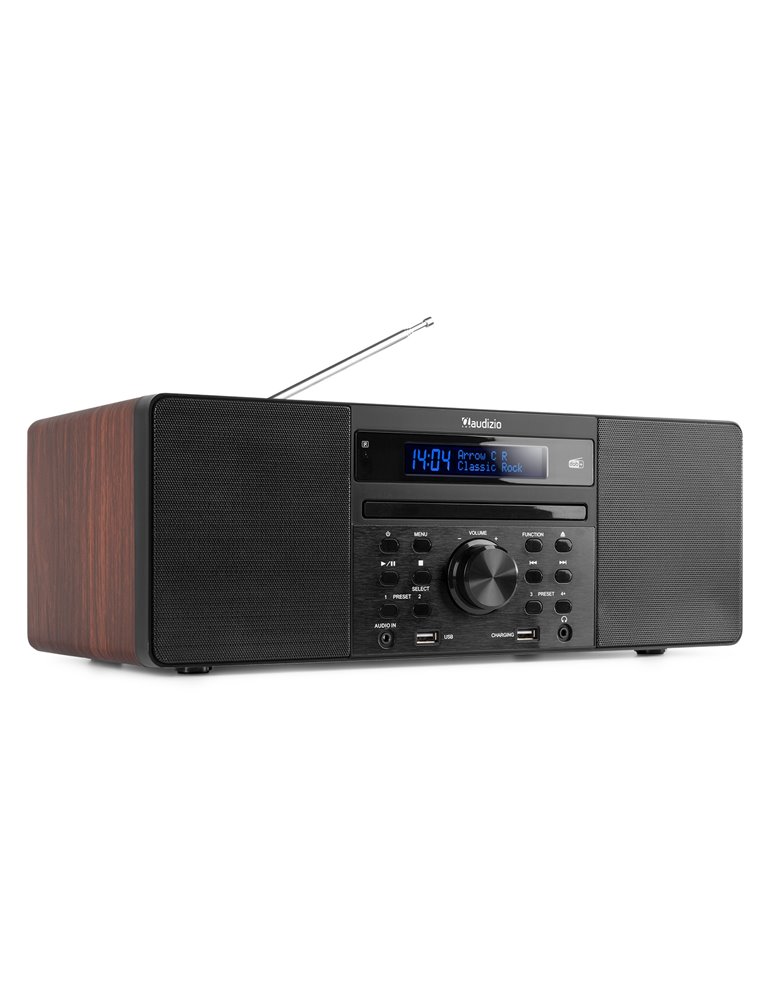 Prato Sistema Musical todo-en-uno CD/DAB+ Madera