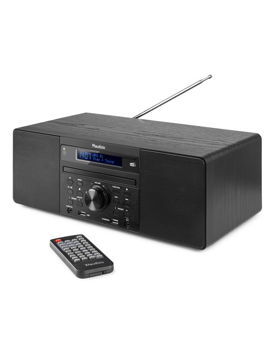 Prato Sistema Musical todo-en-uno CD/DAB+ Negro