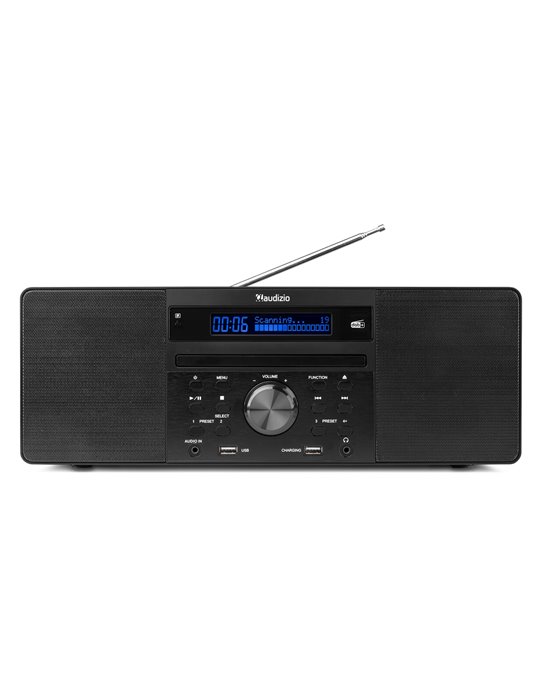 Prato Sistema Musical todo-en-uno CD/DAB+ Negro