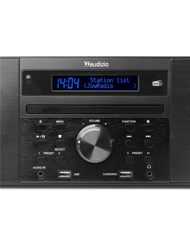 Prato Sistema Musical todo-en-uno CD/DAB+ Negro