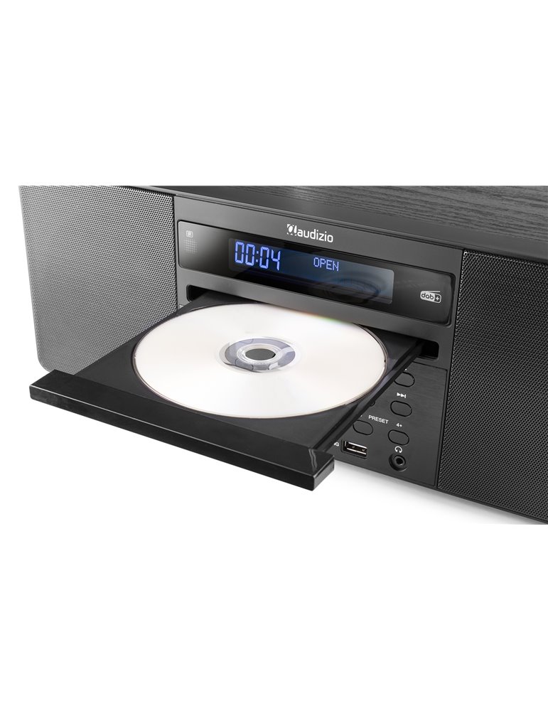 Prato Sistema Musical todo-en-uno CD/DAB+ Negro