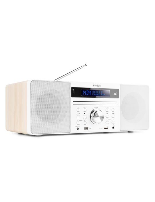 Prato Sistema Musical todo-en-uno CD/DAB+ Blanco