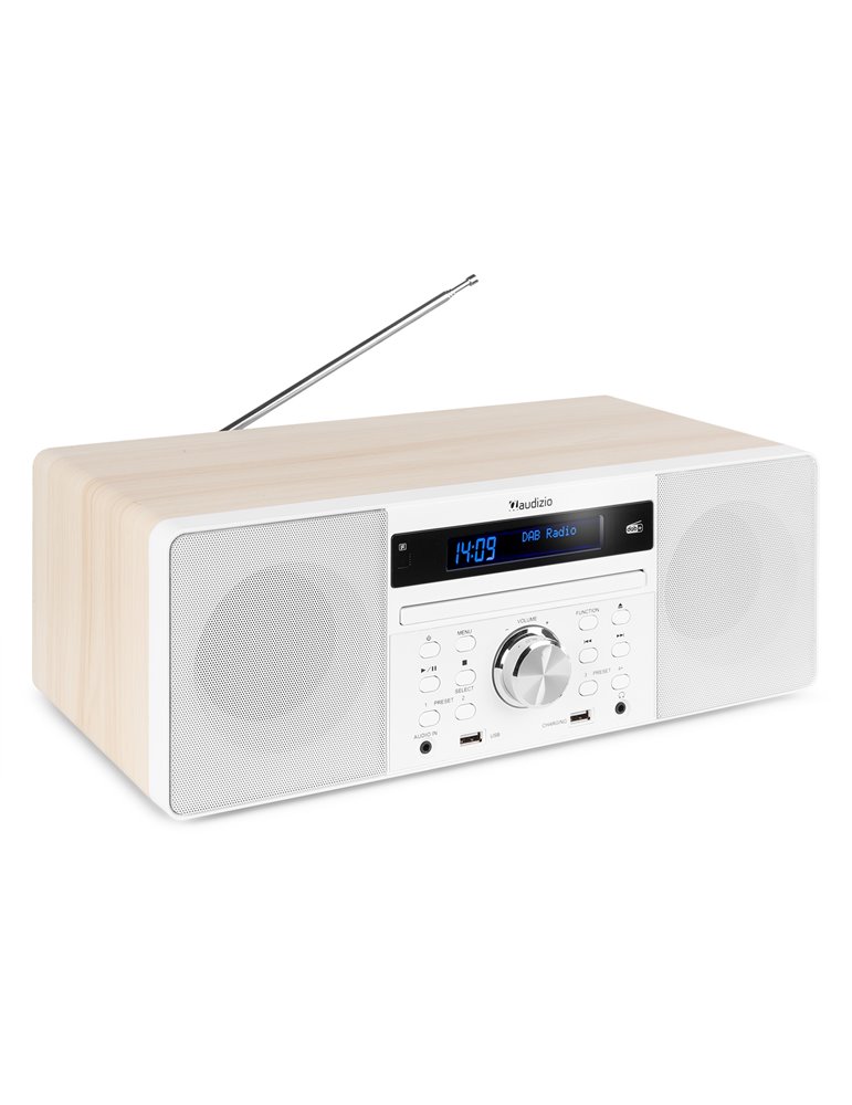 Prato Sistema Musical todo-en-uno CD/DAB+ Blanco
