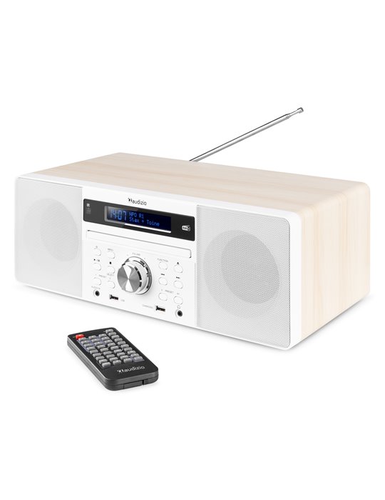 Prato Sistema Musical todo-en-uno CD/DAB+ Blanco
