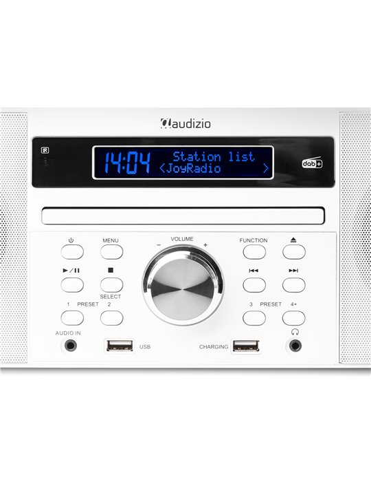 Prato Sistema Musical todo-en-uno CD/DAB+ Blanco