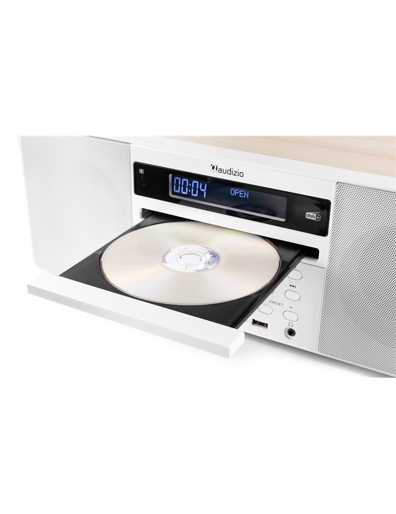 Prato Sistema Musical todo-en-uno CD/DAB+ Blanco