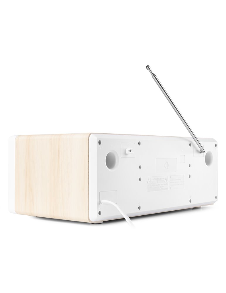 Prato Sistema Musical todo-en-uno CD/DAB+ Blanco