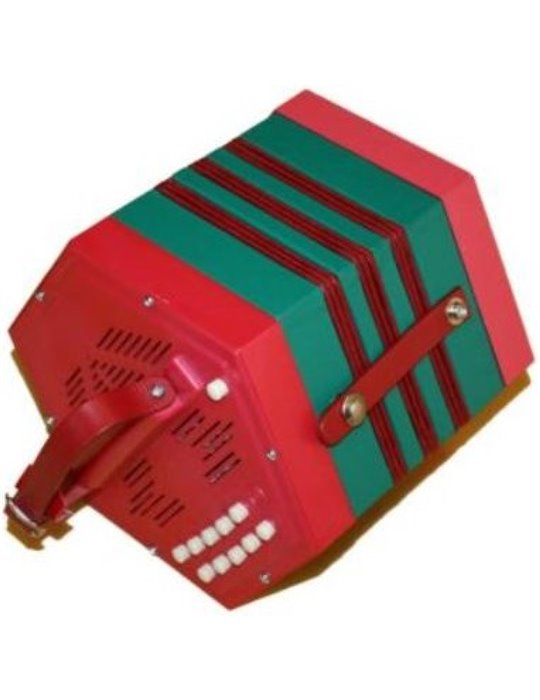 Concertina Stagi PL4-2 Plástico Roja