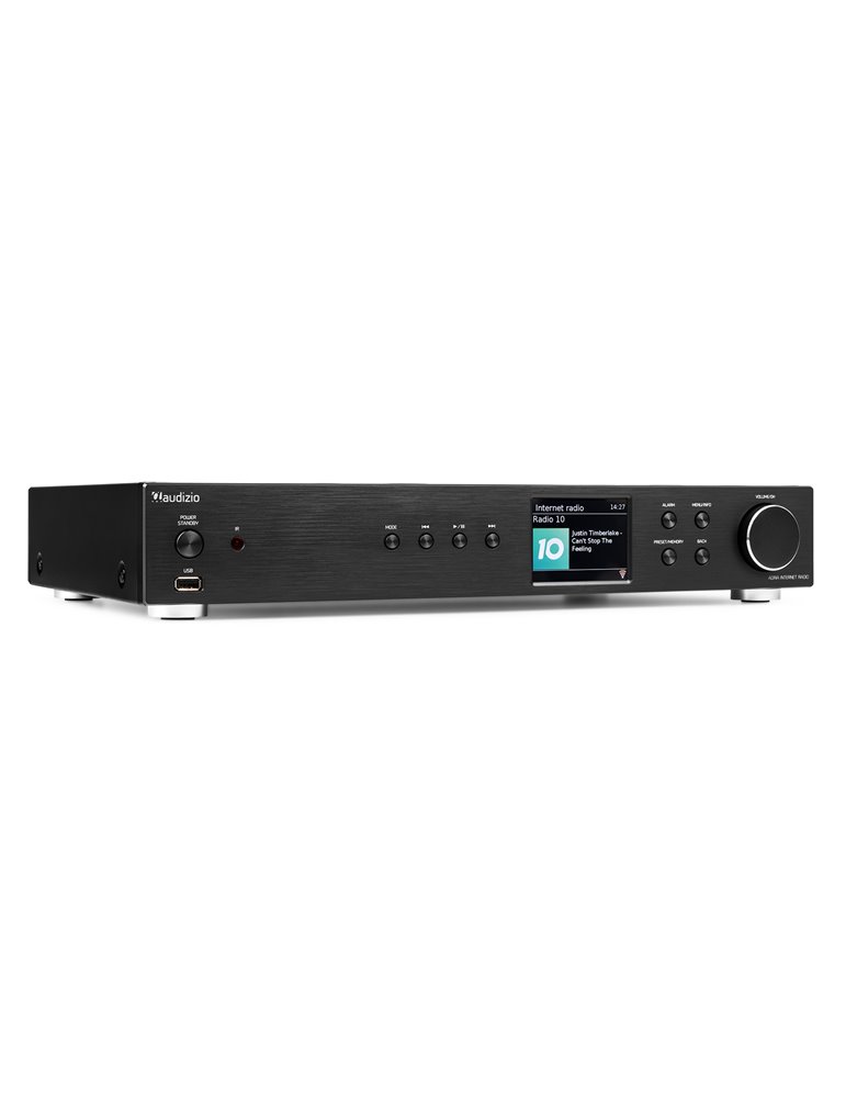 Adria WiFi Internet Radio con DAB+ y BT Black 