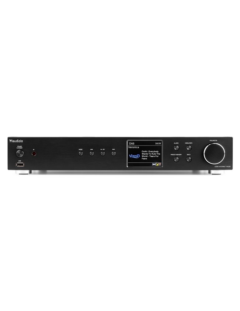 Adria WiFi Internet Radio con DAB+ y BT Black 