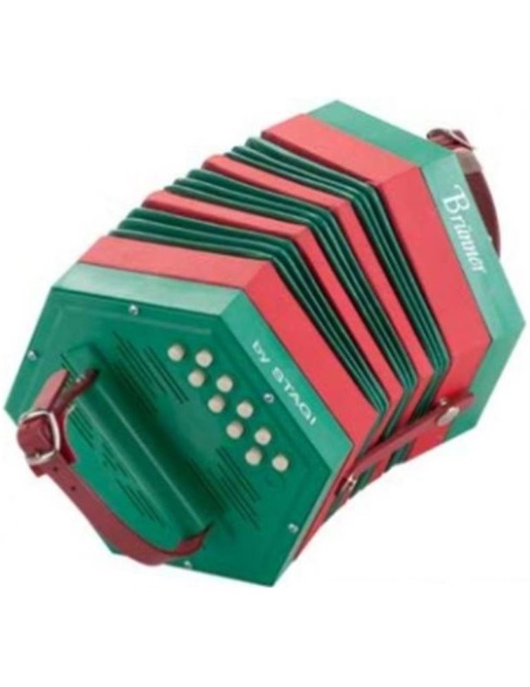 Concertina Stagi PL4-2 Plástico Verde