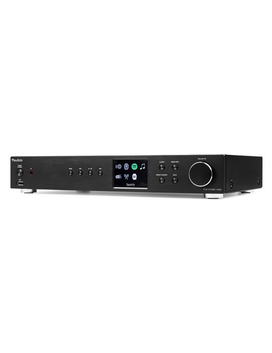 Adria WiFi Internet Radio con DAB+ y BT Black 