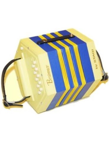 Concertina Stagi PL4-2 Plástico Amarilla