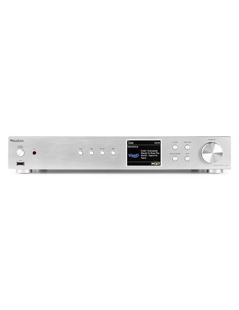 Adria WiFi Internet Radio con DAB+ y BT Alu 